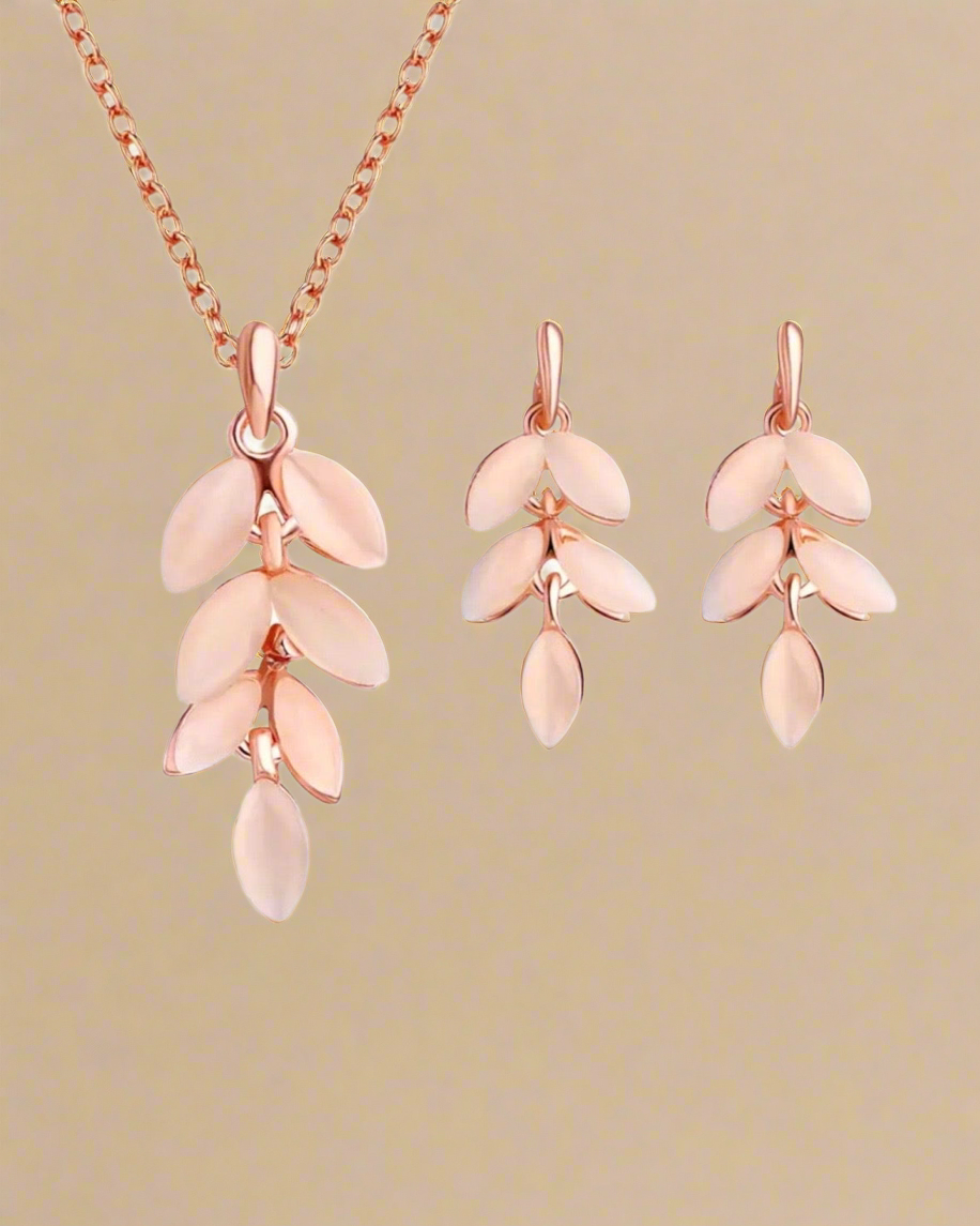 New Leaf Jewelry Set - Clé de Coeur
