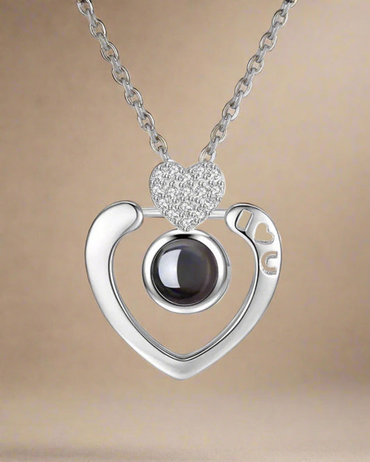 I ♡ U Projection Necklace - Clé de Coeur