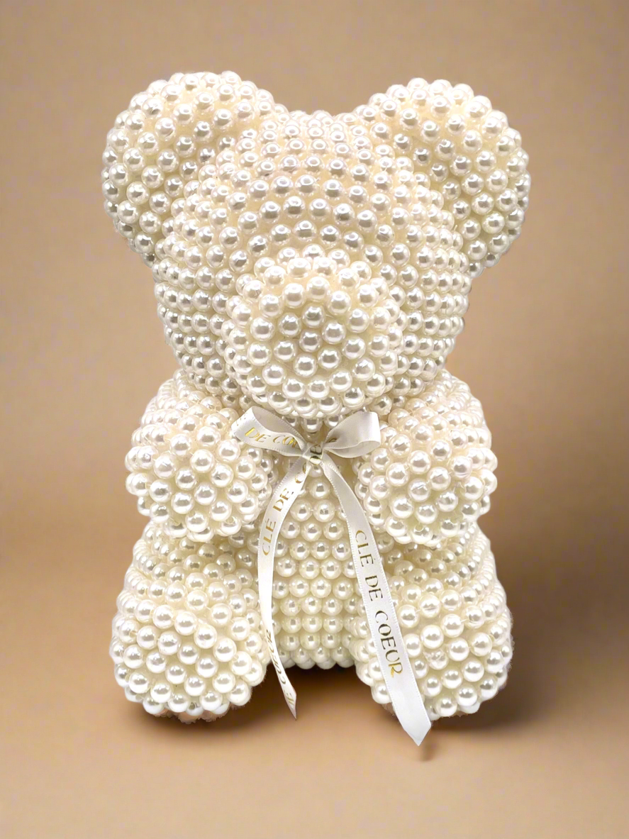 海外作家テディベア Pearls Baby Pearl Bear – Clé de Coeur