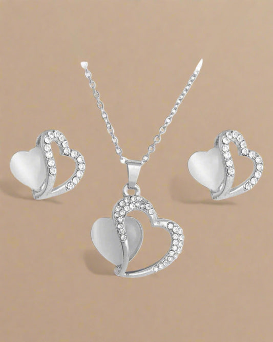Hearty Jewelry Set - Clé de Coeur