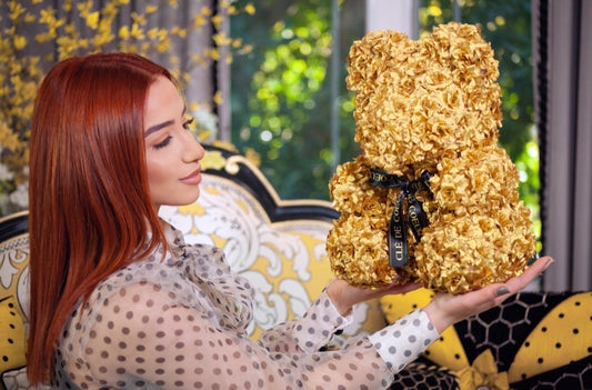 Golden Rose Bear - Clé de Coeur