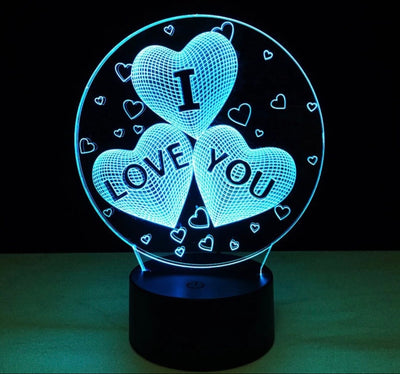 I Love You Hologram - Clé de Coeur