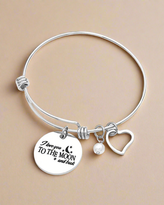Moon and Back Bracelet - Clé de Coeur