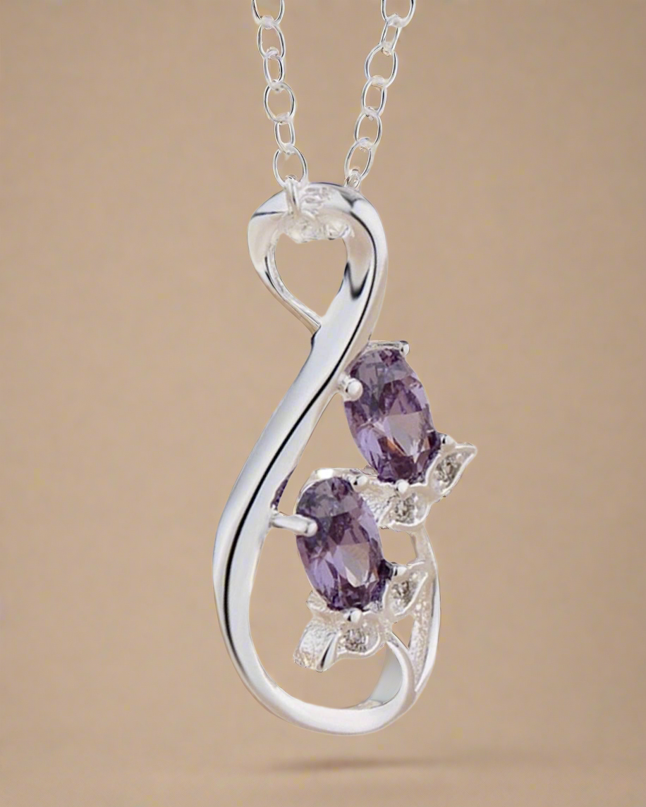 Rose Gem Necklace - Clé de Coeur