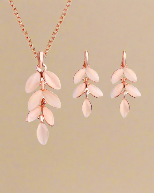 New Leaf Jewelry Set - Clé de Coeur