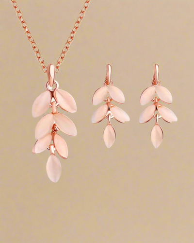 New Leaf Jewelry Set - Clé de Coeur