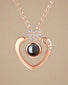 I ♡ U Projection Necklace - Clé de Coeur