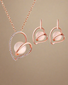 Open Heart Jewelry Set - Clé de Coeur