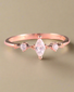 Marquise Cut Ring - Clé de Coeur