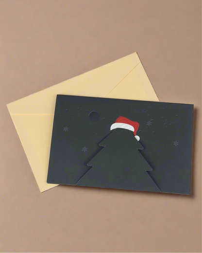 Winter Town Pop-Up Card - Clé de Coeur