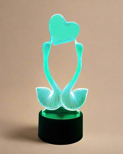 Swan Hologram - Clé de Coeur