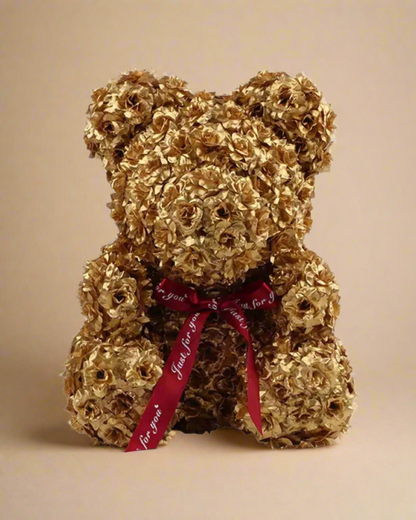 Golden Rose Bear - Clé de Coeur