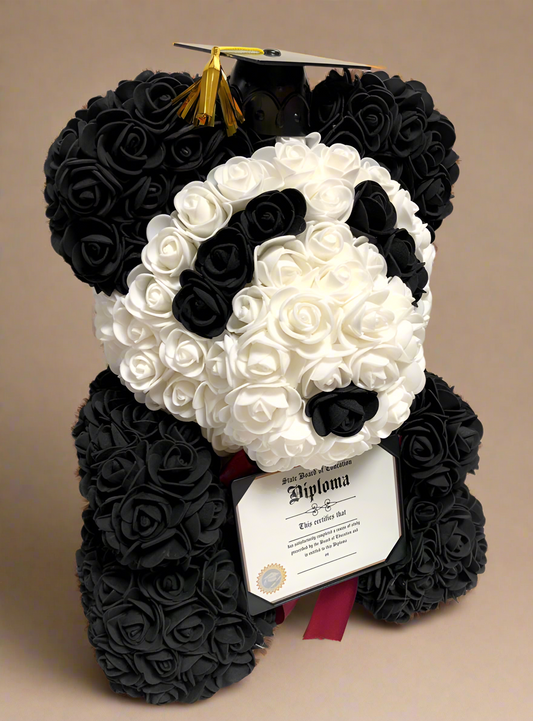 Graduation Rose Bear - Clé de Coeur