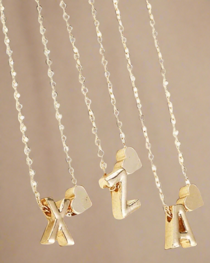 Initial Necklace - Clé de Coeur