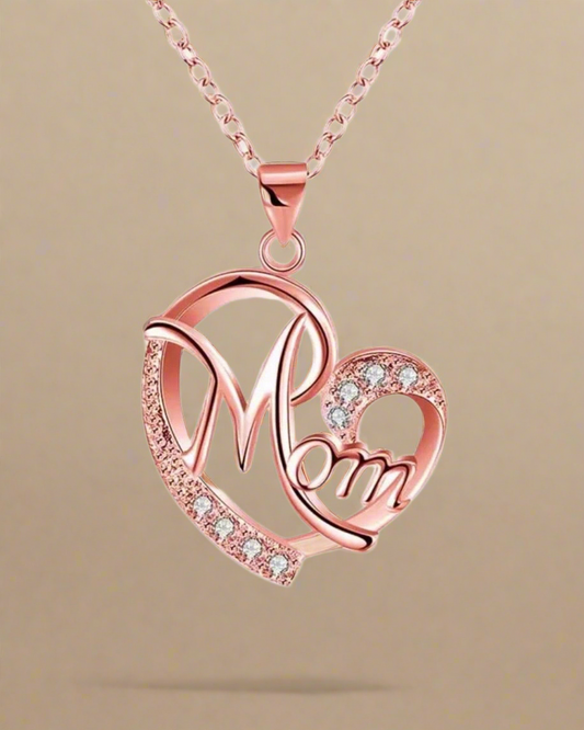 Love Mom Necklace - Clé de Coeur