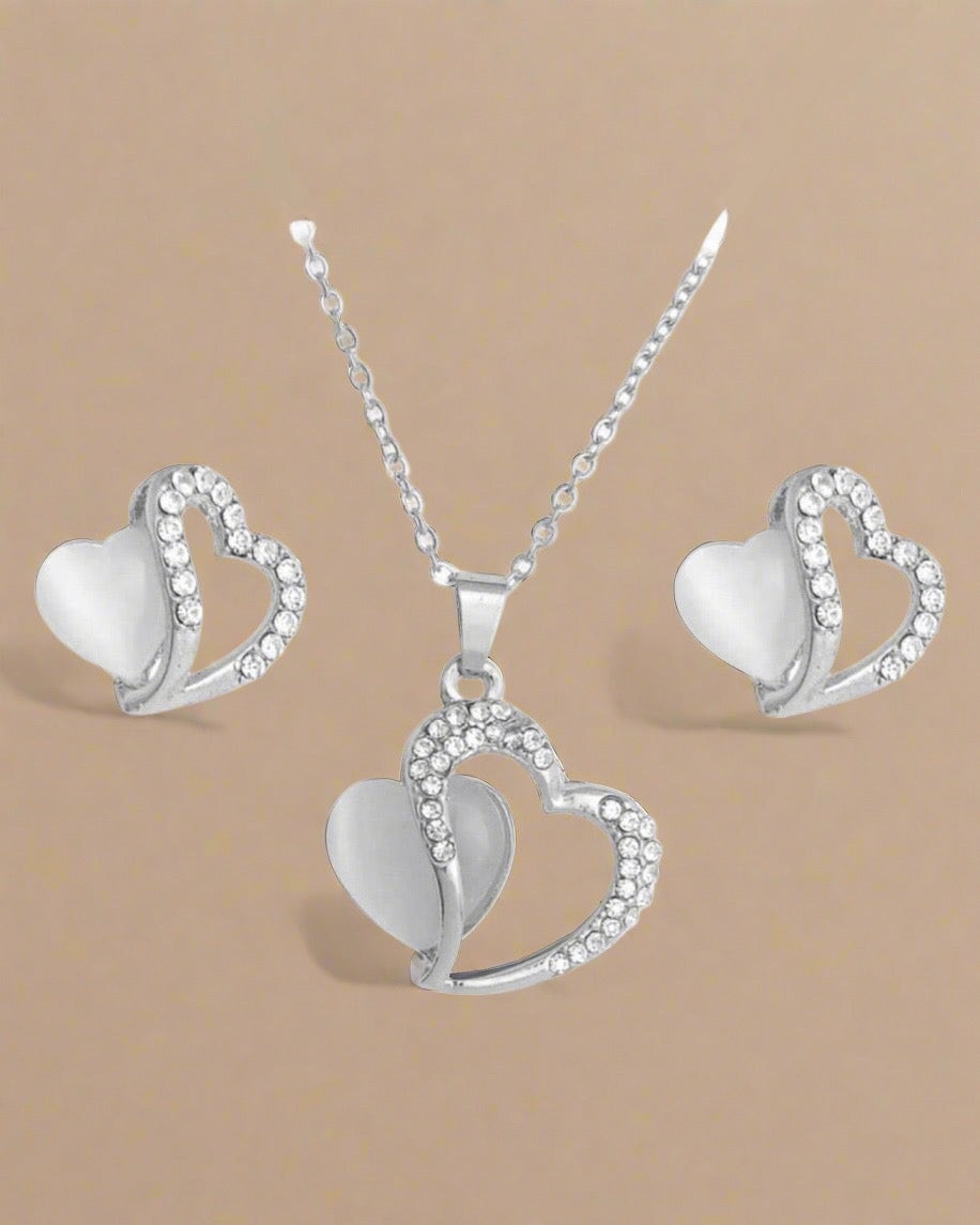 Hearty Jewelry Set - Clé de Coeur