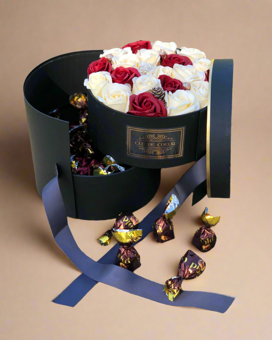 Double Decker Rose Soap Box - Clé de Coeur