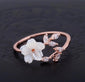 Seashell Flower Ring - Clé de Coeur