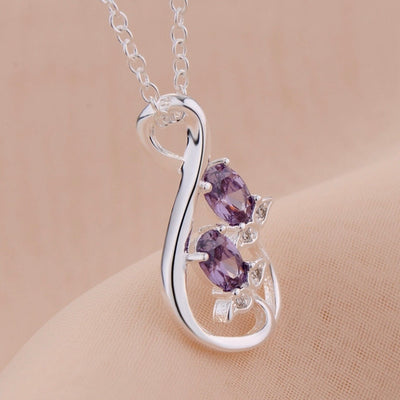 Rose Gem Necklace - Clé de Coeur