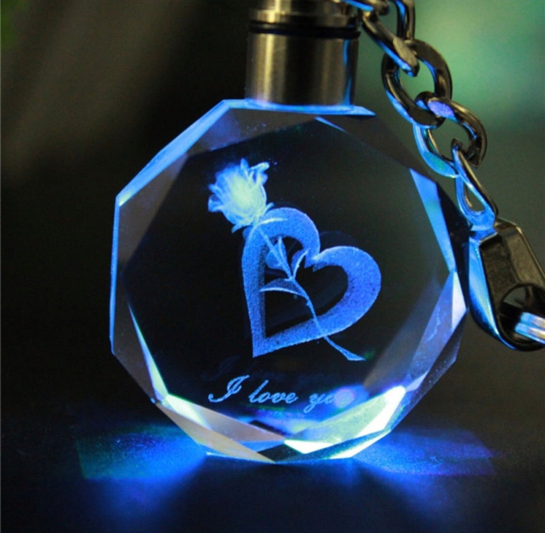Hologram Keychain - Clé de Coeur