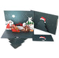 Winter Town Pop-Up Card - Clé de Coeur