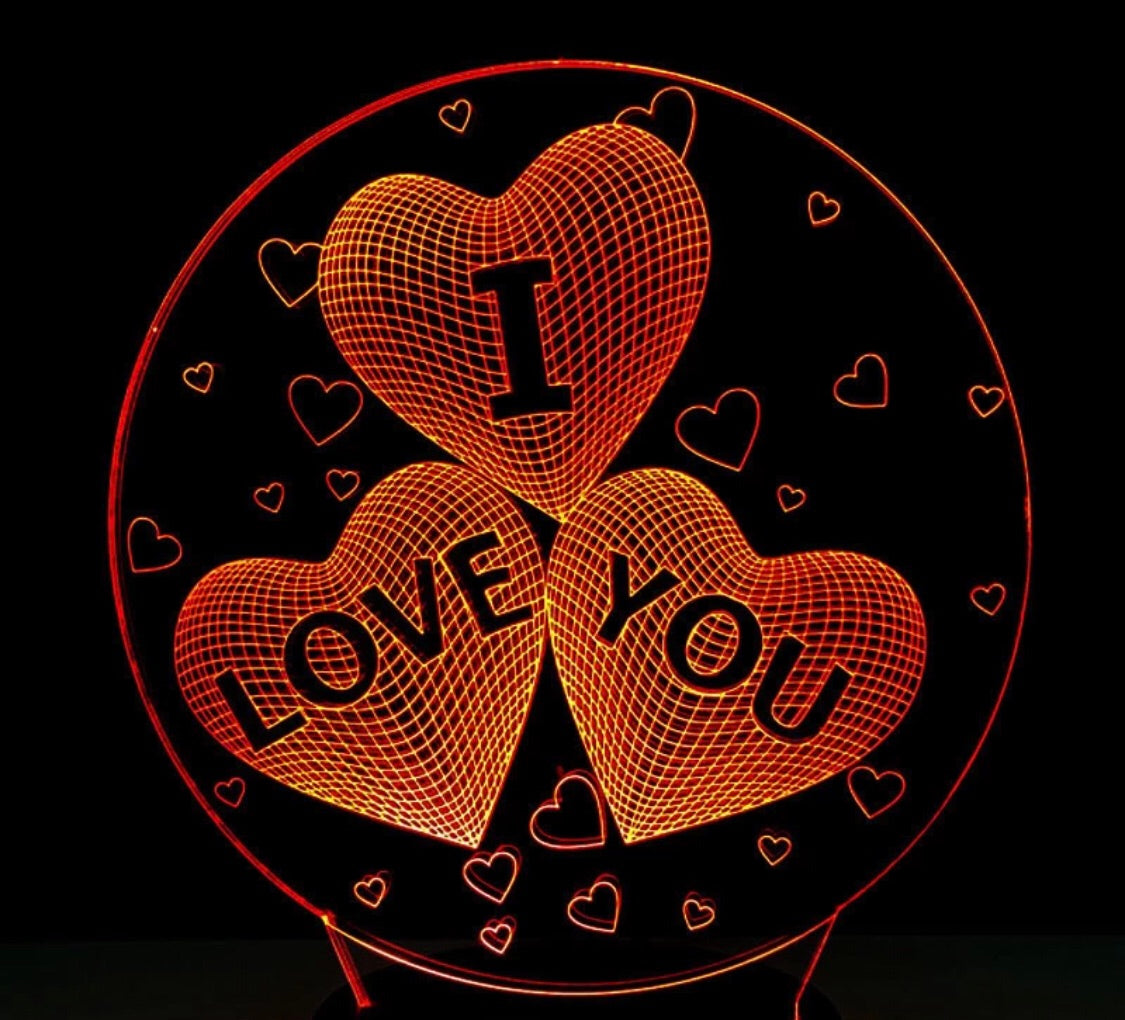 I Love You Hologram - Clé de Coeur