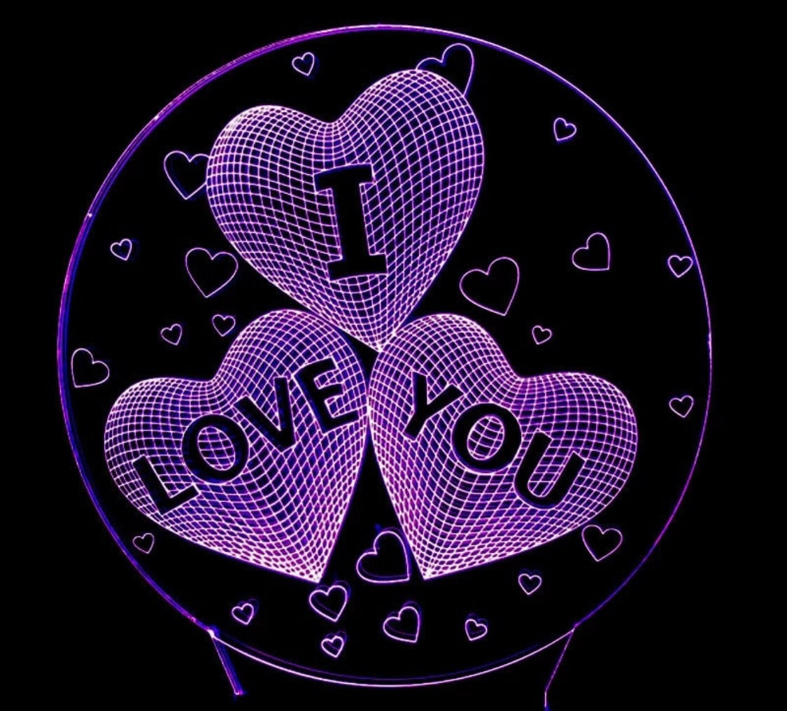 I Love You Hologram - Clé de Coeur