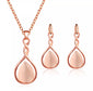 Twisted Teardrop Jewelry Set - Clé de Coeur